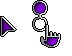 Dark Purple Metallic Cursors preview