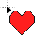 red cursor