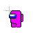 Magenta among us cursor