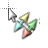Diagonal2-Friends cursor