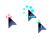 Spining black TWO! Cursors preview