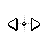 Horizontal resize cursor