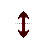 Vertical resize cursor