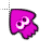 Splatoon Pink Squid cursor