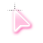 Neon pink cursor