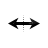Horizontal resize cursor