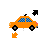 Orange car diagonal 1 cursor