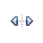 Horizontal resize cursor