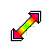 Never-Lost Rainbow 12a (ne-sw resize) cursor