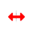 Horizontal resize cursor