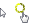 Windows 7 Portal Green-Yellow Edit Cursors preview