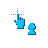 Blue Person cursor