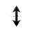 Vertical resize cursor
