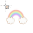 Cloud Cloudy Rainbow uwu cursor