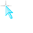 Light Blue Diamond Cursor cursor