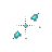 Diagonal Resize 2 Water cursor