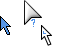 Windows 95 Blue Cursors preview