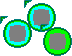 Lime Dots Cursors preview