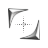 Diagonal NW cursor