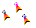 Spining 3 3D Cursors cursor preview