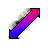 Black Fire Diagonal Resize 2 cursor