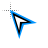 Blazin' Blue Cursors preview