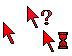 Black/Red Diamond Cursors preview