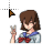 anime school girl cursor cursor