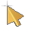 Golden Arrow Cursors preview