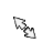 Diagonal NW cursor
