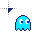pac-man ghost blue right cursor cursor