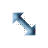 Bluegem-nwse-scale cursor