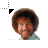 bob ross face (main curser) cursor