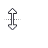 Vertical resize cursor