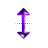 Vertical resize cursor