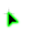 Delta Neon Green Cursors preview