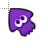 Splatoon Purple Squid cursor
