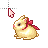 Slight change yellow-pink bunny Cursors preview