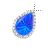 Left Blue Sapphire in diamonds cursor