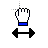 Horizontal resize cursor