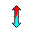 Vertical resize cursor