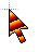 Orange Stripes cursor