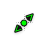 Breeze Hacked Green Diagonal Resize 2 cursor