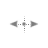 Horizontal resize cursor