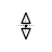 Vertical resize cursor