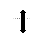 Vertical resize cursor
