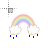 Cloud Cloudy Rainbow uwu 2 cursor