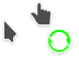 Breeze Obsidian Green Edit Cursors preview