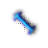 Blue Diagonal Resize cursor