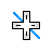 Wii diagonal cursor